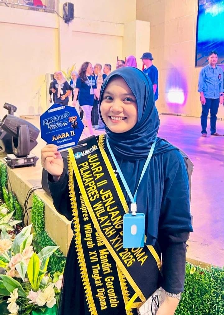 Sintya Agy Nuraisah Isang, Mahasiswa UBMG Raih Juara 2 Pilmapres Tingkat LLDikti Wilayah XVI